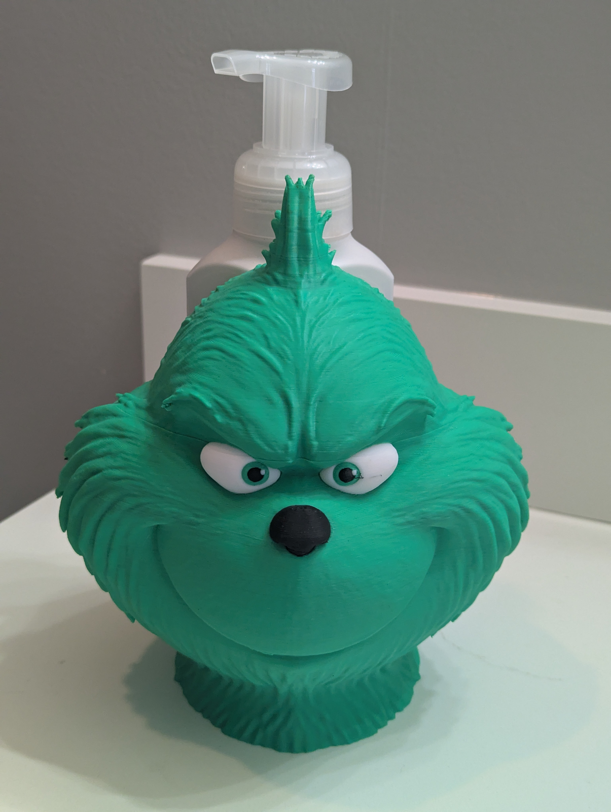 Grinch Head Soap Holder