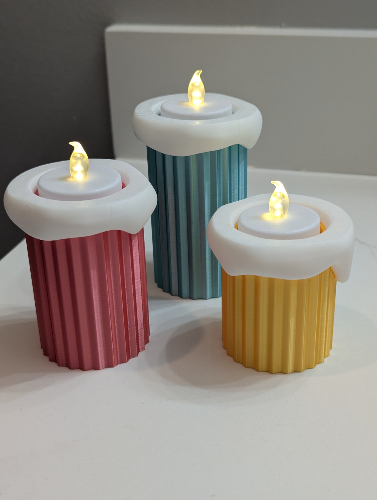 Pastel Candle Tea Light Holders