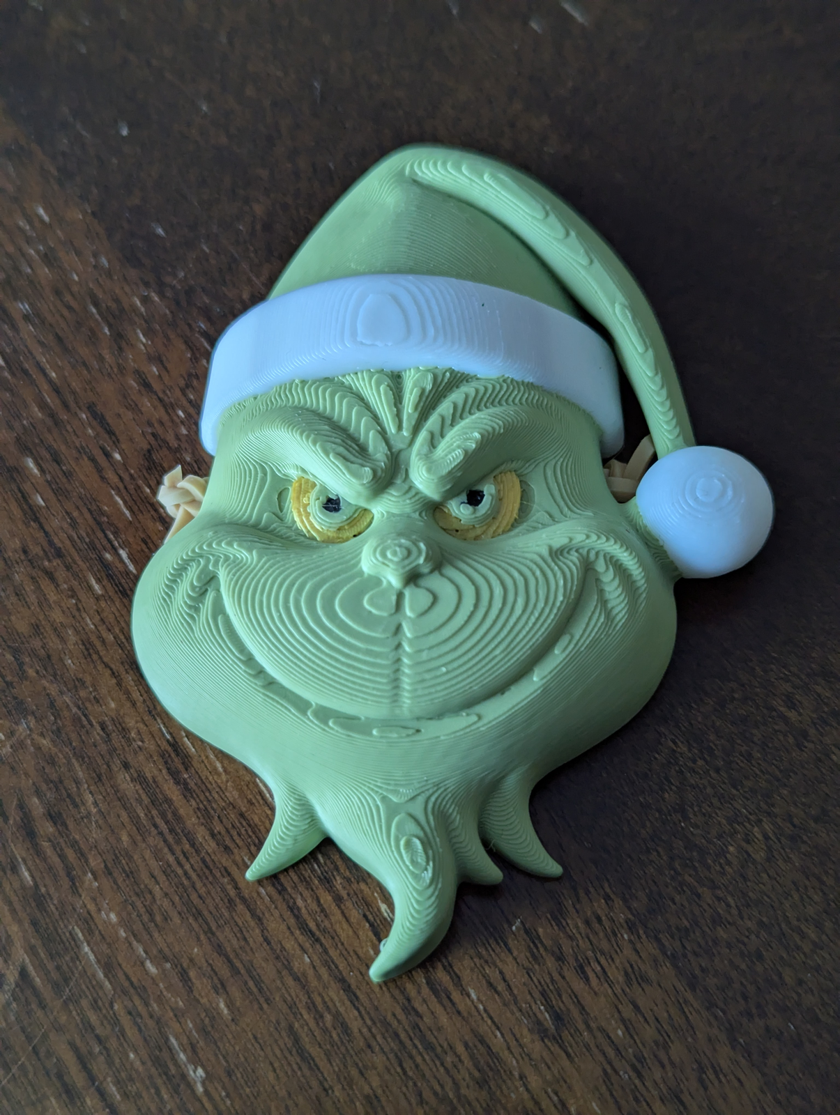 Grinch Face Ornament