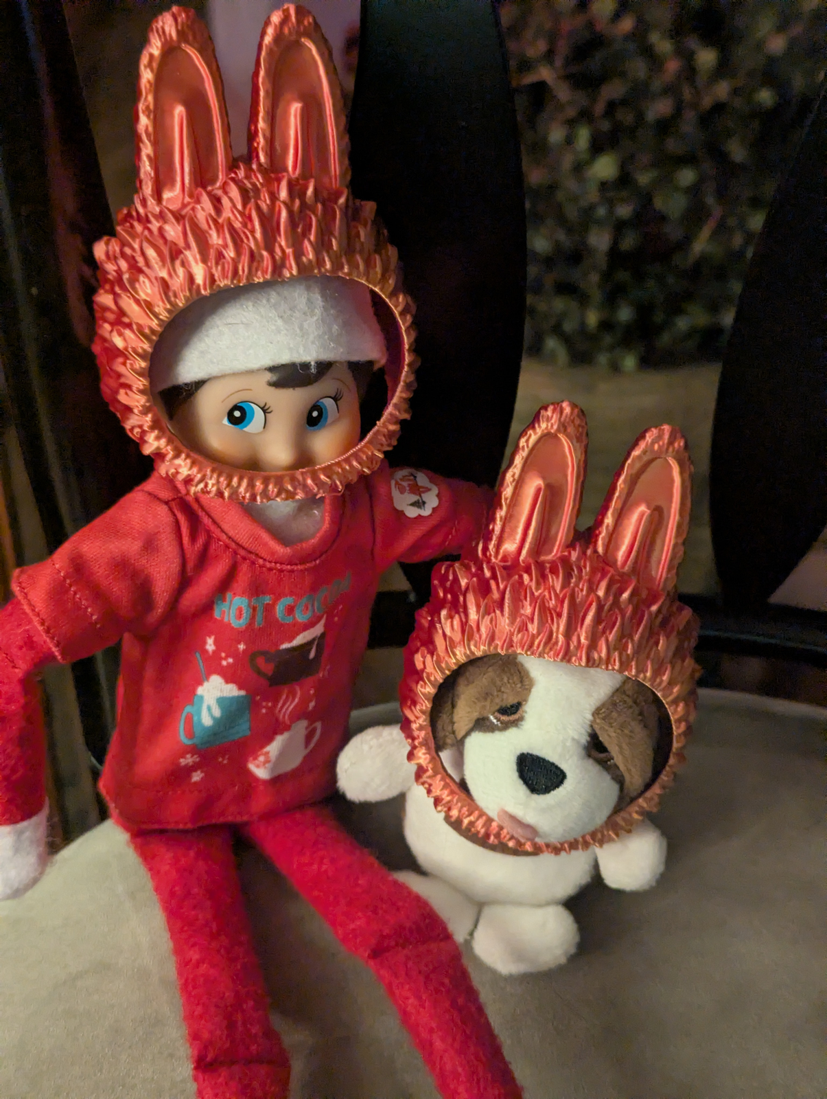 Bunny Hood Elf and Pet Set