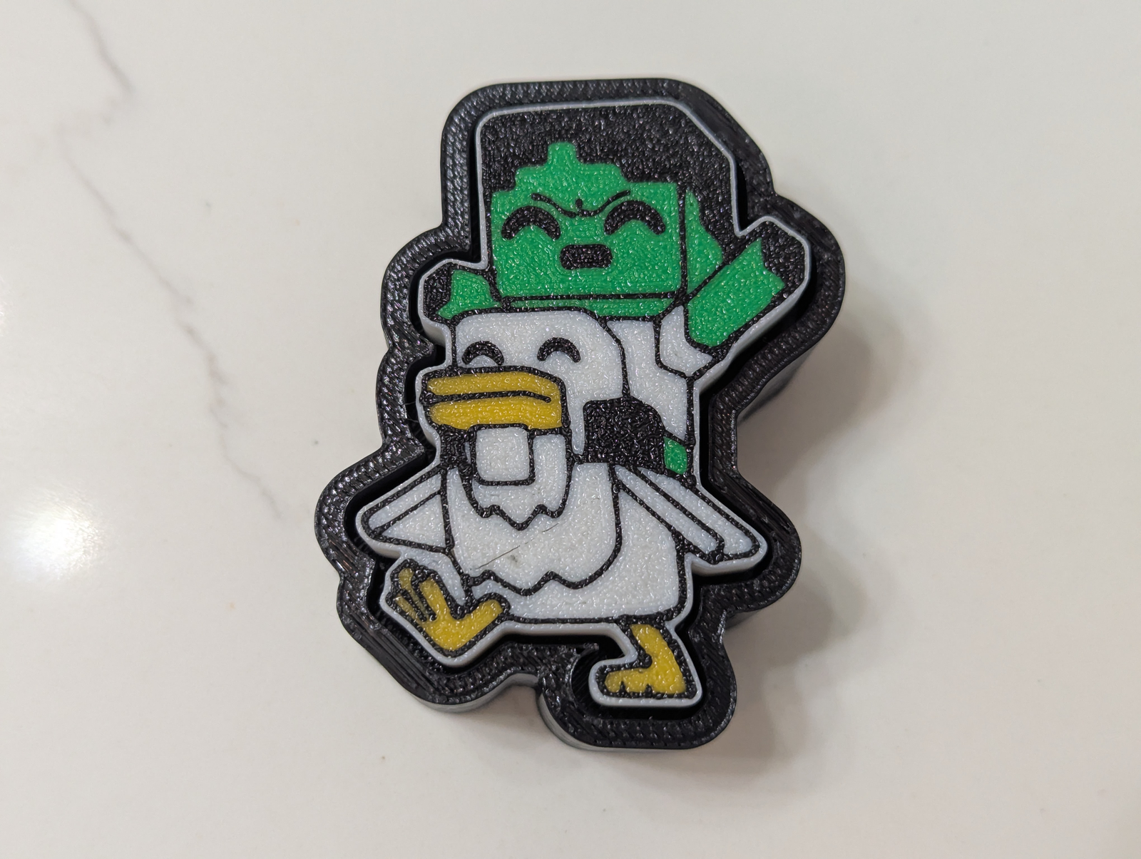 Dancing Duck Knight Pin