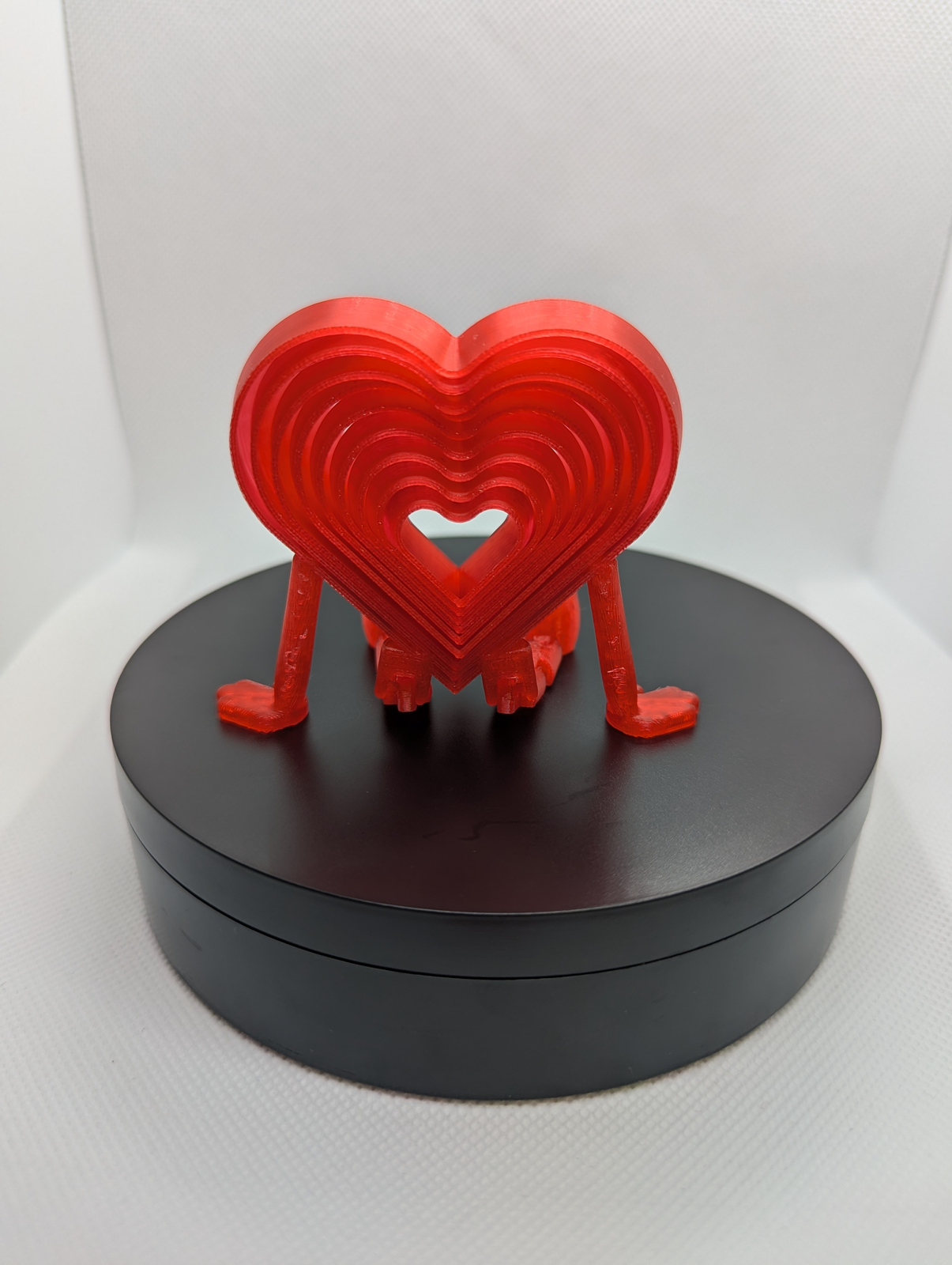 Concentric Heart Figurine