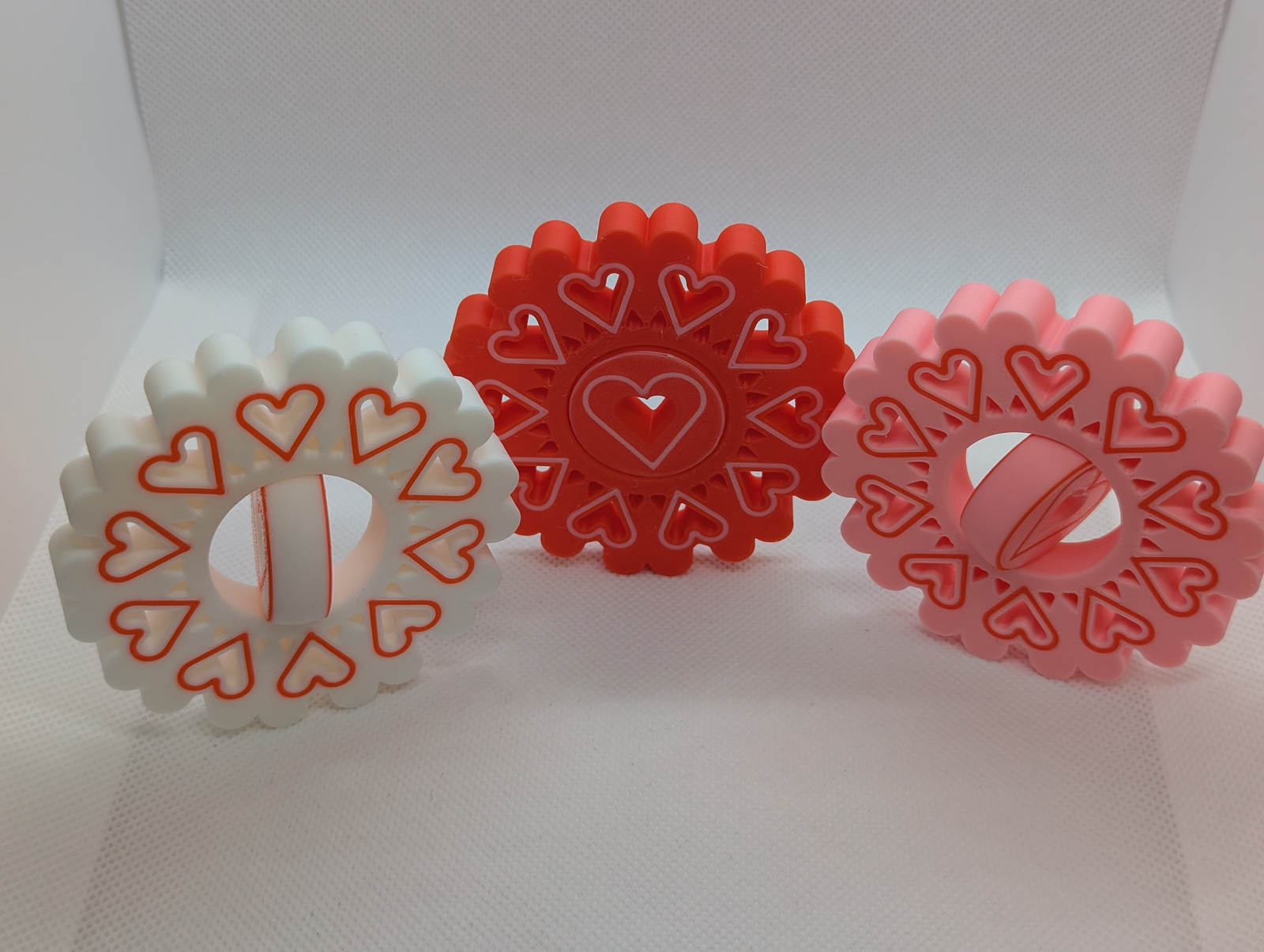 Heart Flower Fidget Spinners