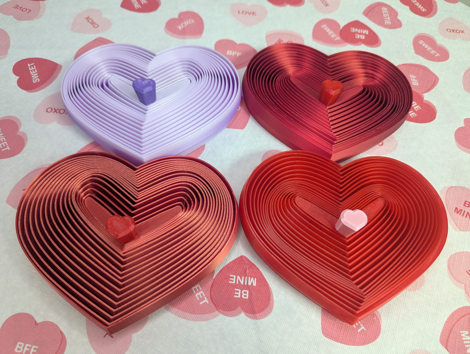 Nested Heart Spinner Fidgets