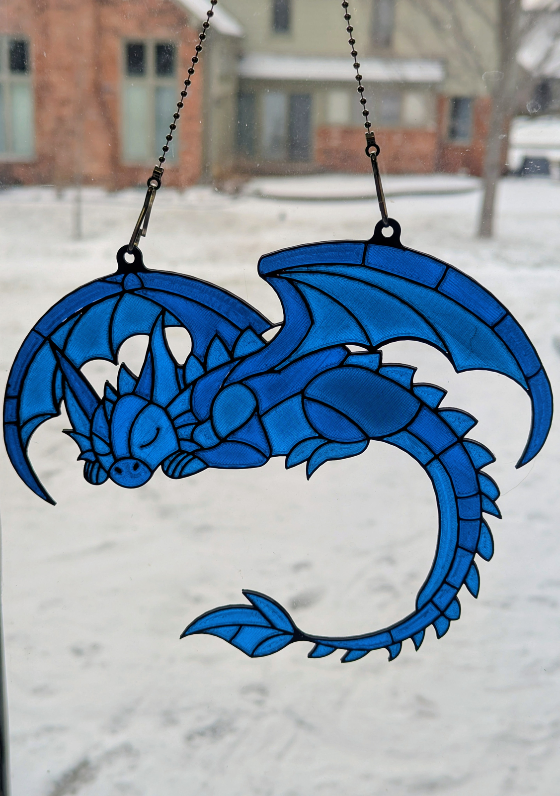 Sleeping Dragon Suncatcher