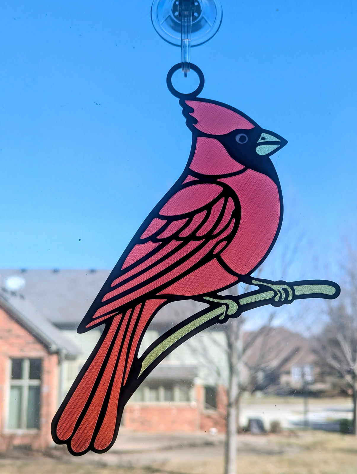 Cardinal Suncatcher