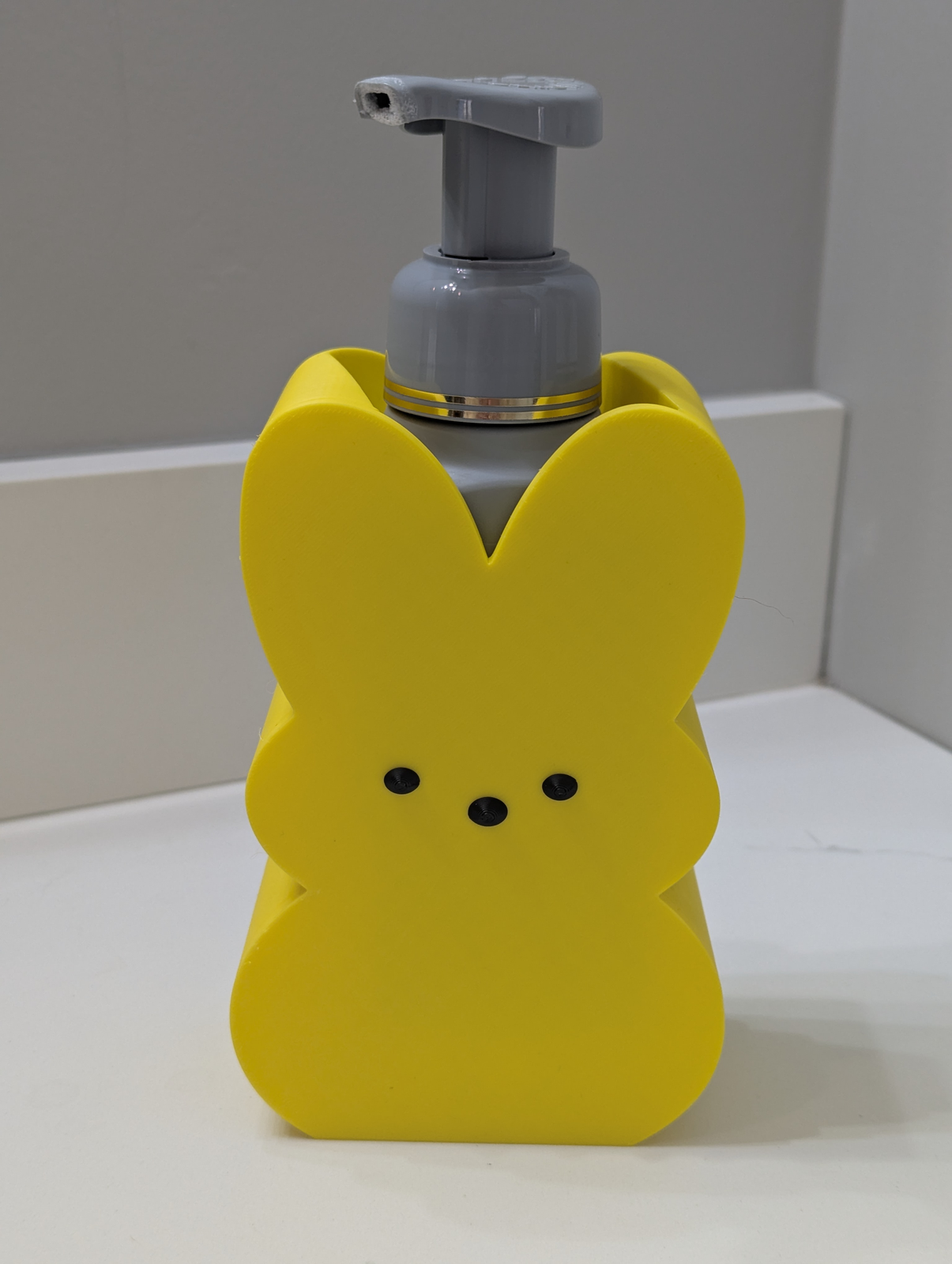 Yellow Peep Bunny Soap Holder