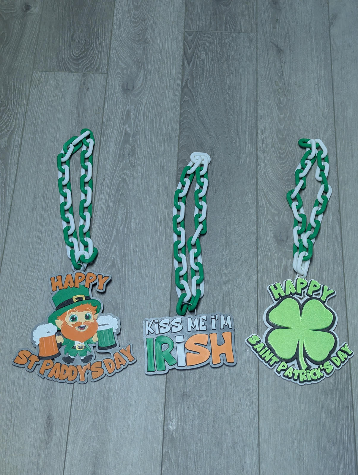 St. Patrick's Day Chain Necklaces