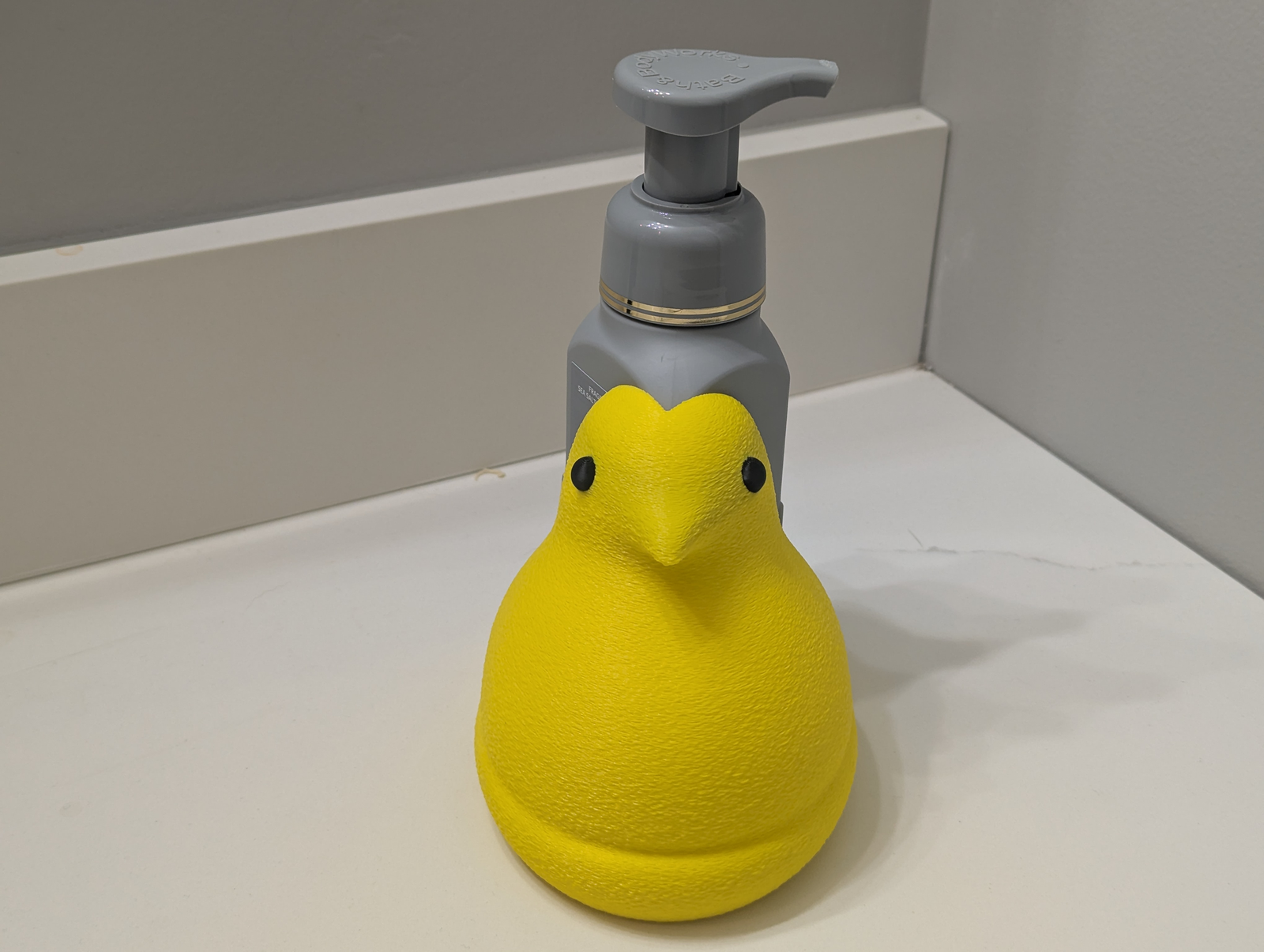 Chick Soap Bottle Topper