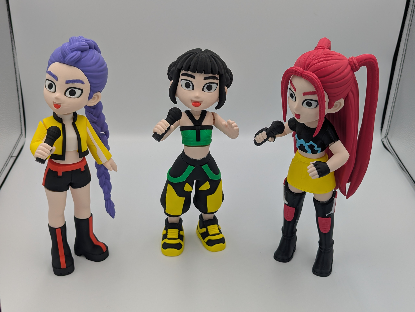 Rocker Girl Figurine Set