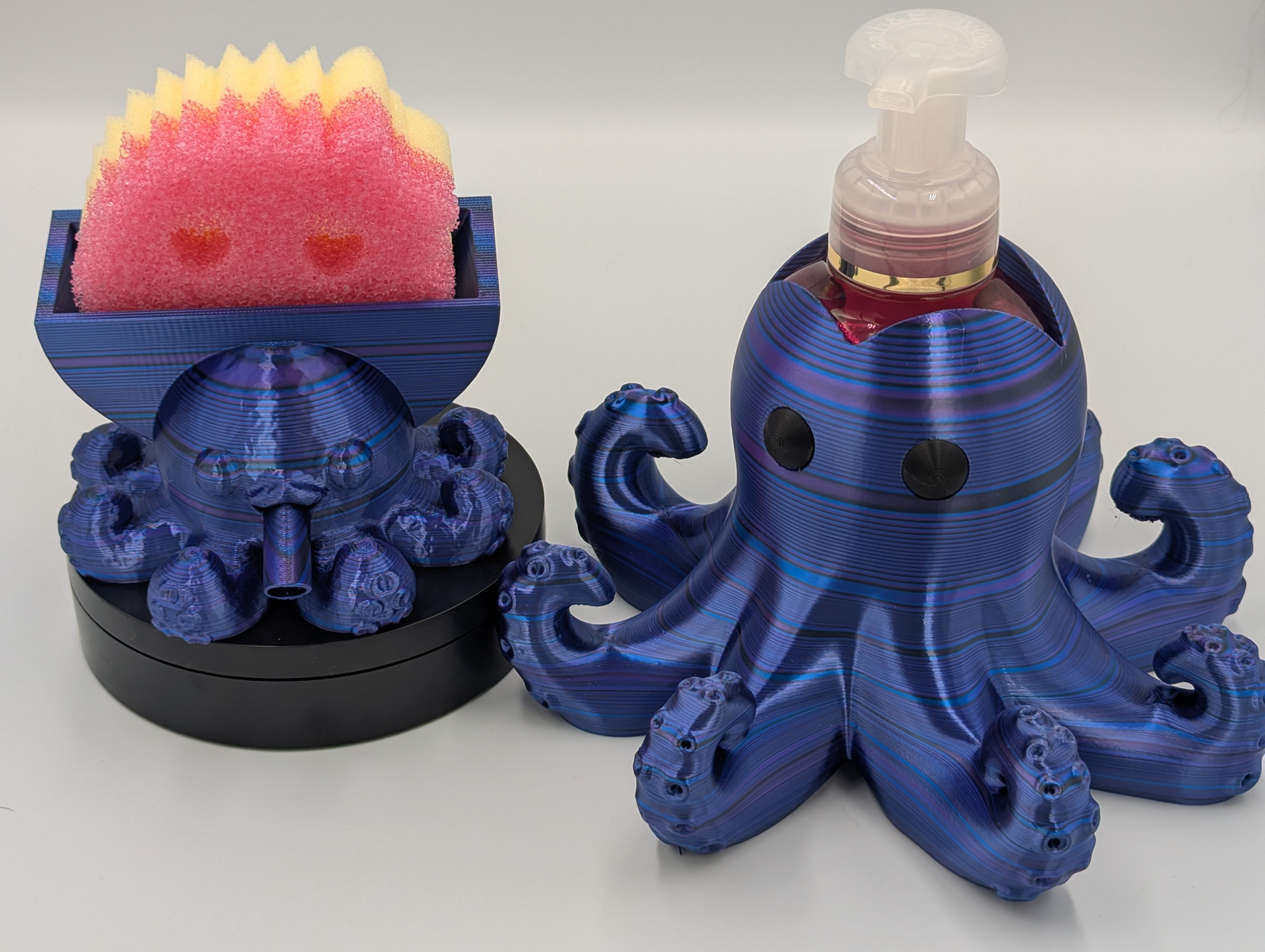 Octopus Soap & Sponge Holder Set