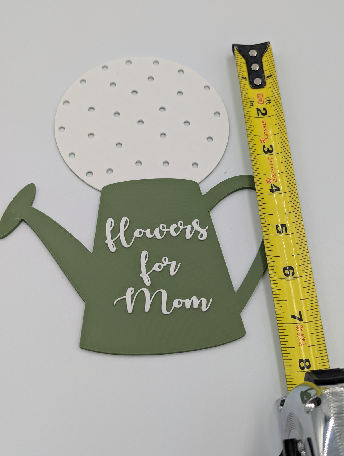 Flowers for Mom Watering Can Sign