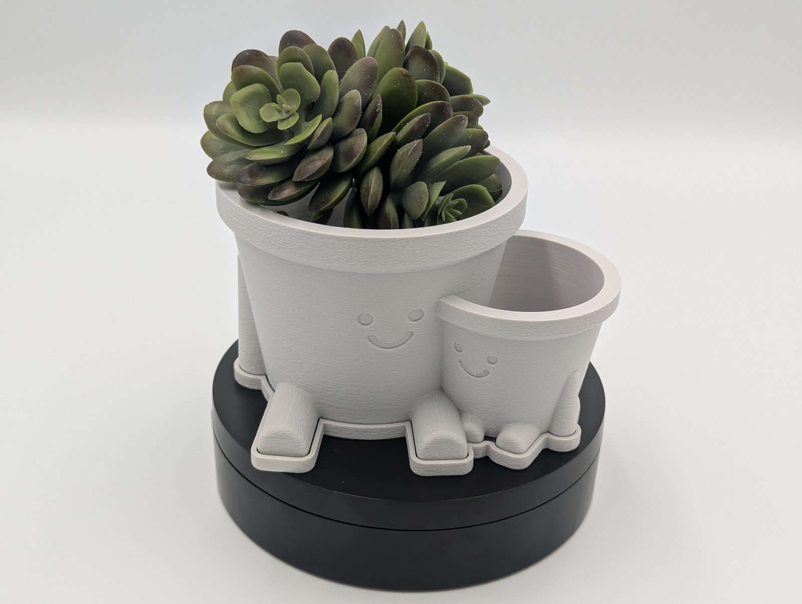 Smiley Face Double Planter