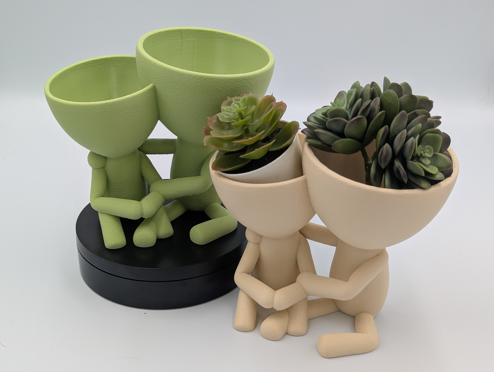 Sitting People Succulent Planters