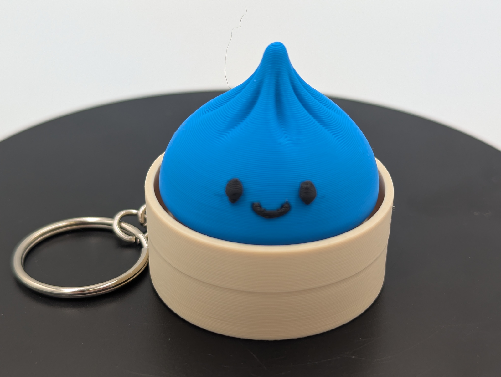 Dumpling Steamer Keychain