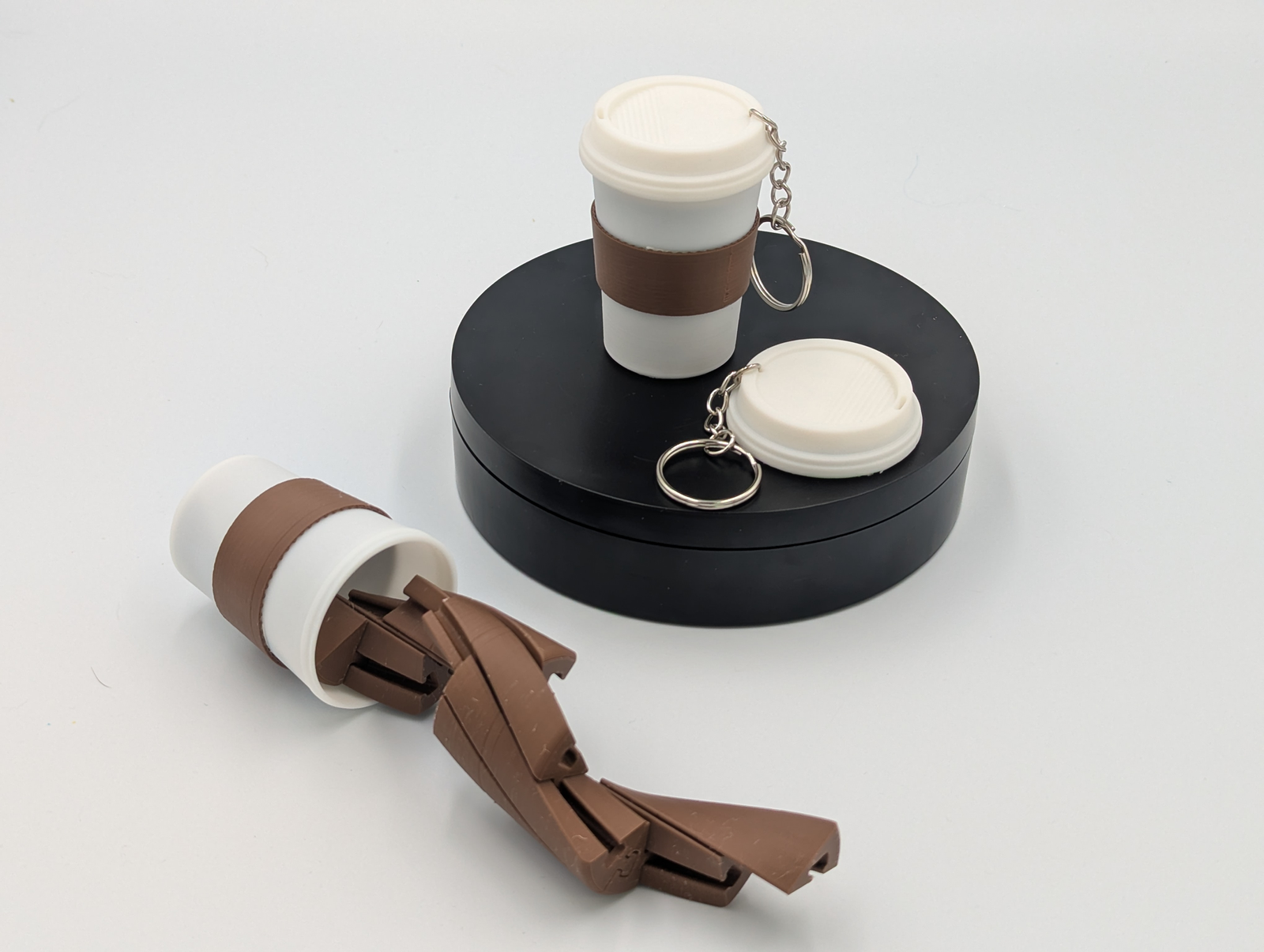 Coffee Cup Keychains and Fidget