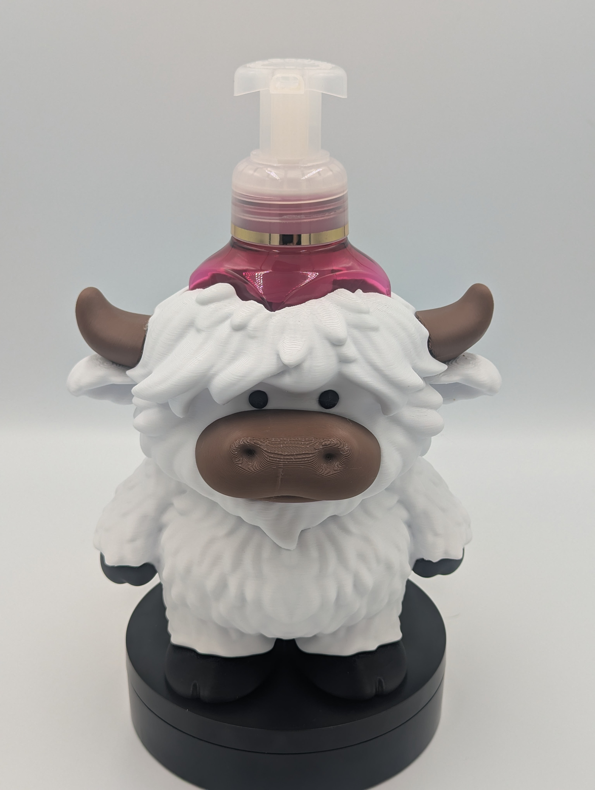Highland Cow Soap Dispenser Holder