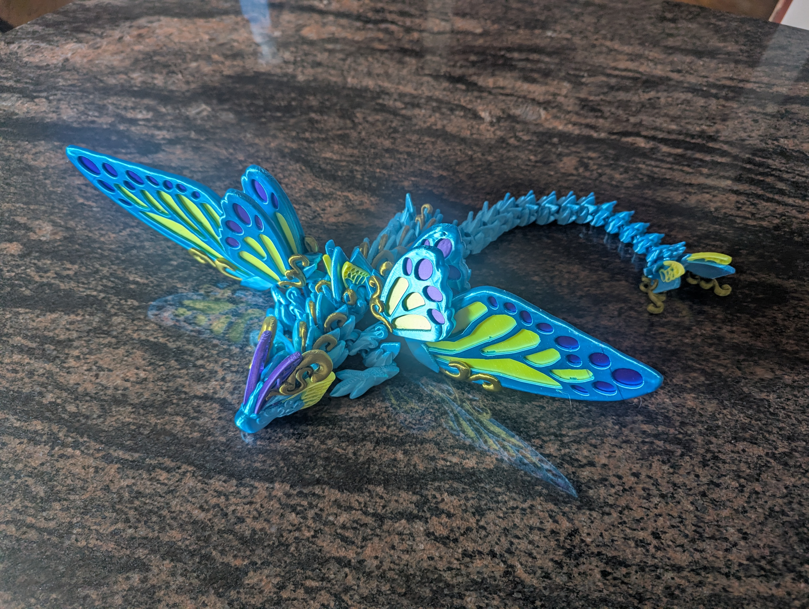 Butterfly Wing Dragon (Blue/Green)