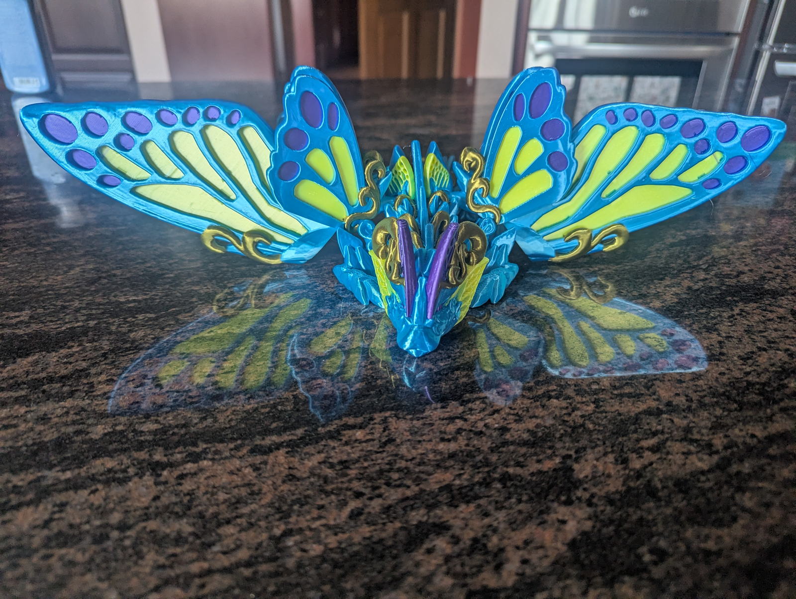 Butterfly Wing Dragon (Blue/Green)