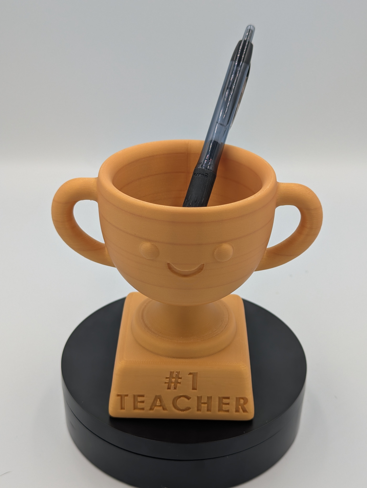 #1 Teacher Trophy Pen Holder