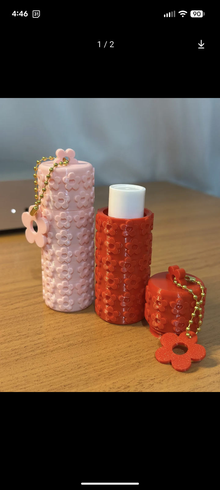 Floral Lip Balm Holders